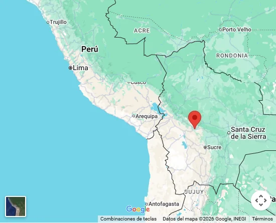 Vista previa del mapa del proyecto: Construcción de la nueva terminal de Cochabamba