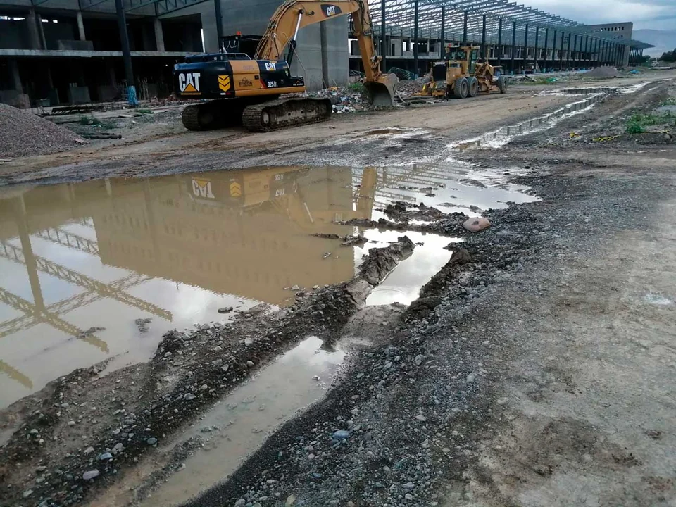 Construcción de la nueva terminal de Cochabamba