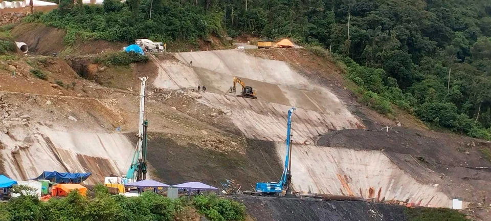 Estabilización de Taludes Con Lanzado de Hormigón (Lanzado de Shotcrete) Subestación de Sehuencas