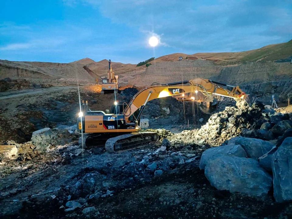 Construcción de la Central Hidroeléctrica de 200 MW Miguillas · Fotografía 2